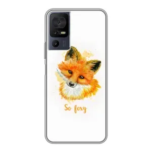 Чохли з картинкою Лисичка для TCL 40 SE (VPrint) (Дівчинка Лиса)