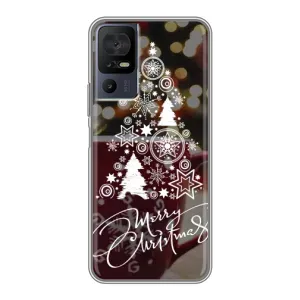 Різдвяні Чохли для TCL 40 SE (VPrint) (Ялинка яскрава)