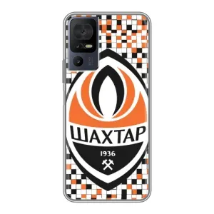 Чехлы для TCL 40 SE (VPrint) - Футбольные клубы (ФК Шахтер)