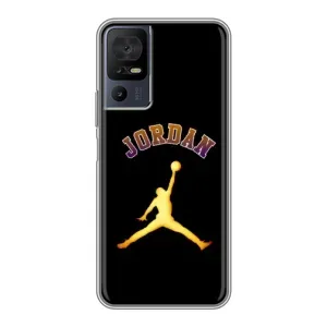 Чохли для TCL 40 SE - з картинкою JORDAN (AlphaPrint) (Jordan Gold)