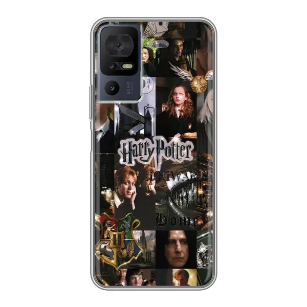 Чехол с принтом «коллаж Гарри Поттер» для TCL 40 SE