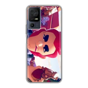 Чехол для TCL 40 SE Бравл Старс (VPrint) (Кольт)