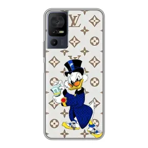 Чехли для TCL 40 SE - Скрудж МакДак Louis Vuitton (PREMIUMPrint) (Макдак на стилі)