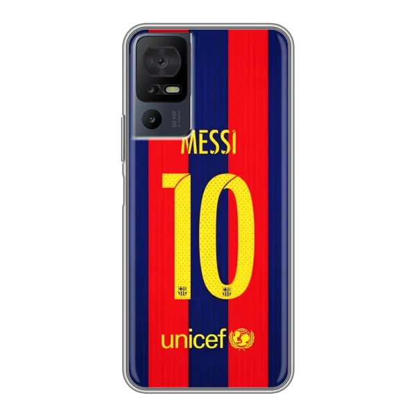 Чохол з принтом «Messi Barca 10» для TCL 40 SE Чохол з принтом «Messi Barca 10» для TCL 40 SE