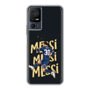 Чохли для TCL 40 SE (Leo чемпіон) (AlphaPrint) (Messi ПСЖ)
