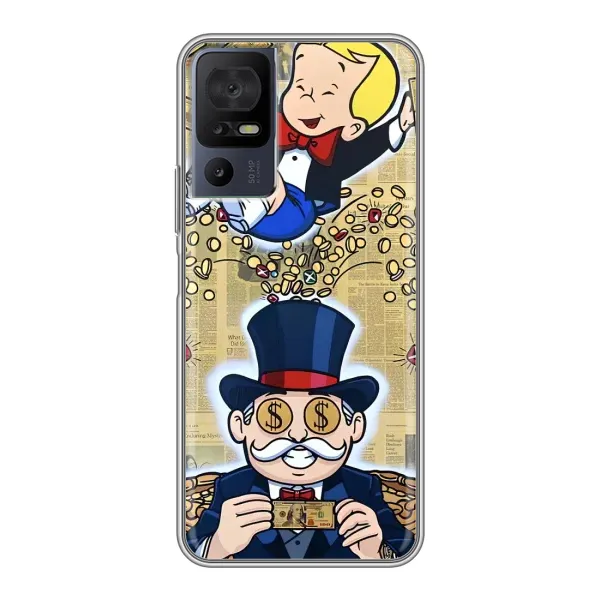 Чехол с принтом «Монополия Мен» для TCL 40 SE