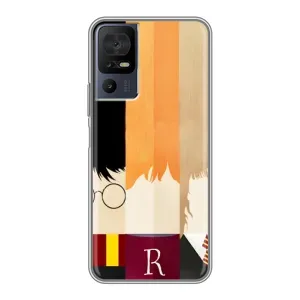 Чехлы с Гарри Поттером для TCL 40 SE (AlphaPrint) (обложка Гарри Поттера)