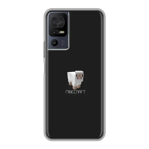 Чохол з принтом «Овечка Майнкрафт» для TCL 40 SE