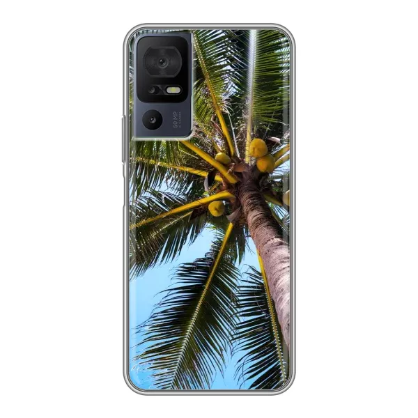 Чехол с принтом «Пальма» для TCL 40 SE