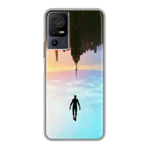Чохол з людиною павуком для TCL 40 SE - (AlphaPrint) (Людина павук)