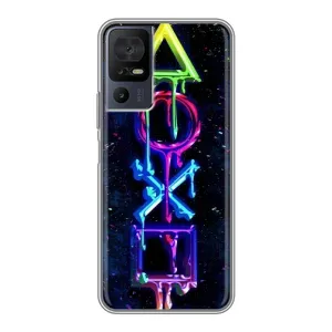 Чохли з тематикою Кіберспорт для TCL 40 SE (VPrint) (Pleystation лого)