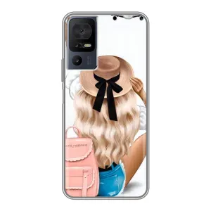 Чохол з друком для TCL 40 SE - (Мода) (AlphaPrint) (Подорож)