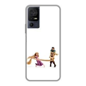 Чохол Рапунцель для TCL 40 SE (Рапунцель та Флін)