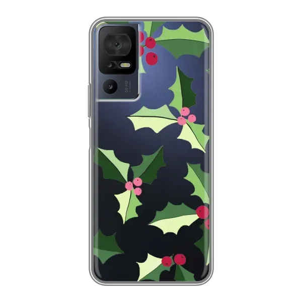 Чехол с принтом «Рождественский фон» для TCL 40 SE Чехол с принтом «Рождественский фон» для TCL 40 SE