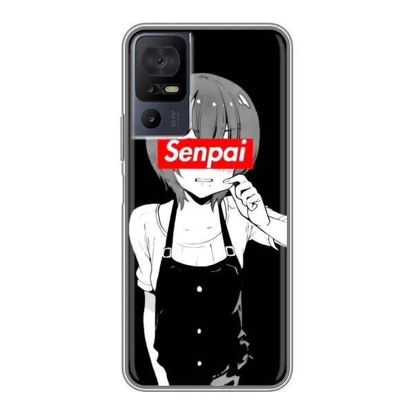 Чохол з принтом «Senpai» для TCL 40 SE