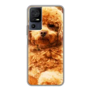 Чохли з собаками для TCL 40 SE (VPrint) (Цуценя Бішон)