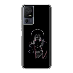 Чохли на тему: Ітачи Учіха для TCL 40 SE (AlphaPrint) (силует Ітачі)