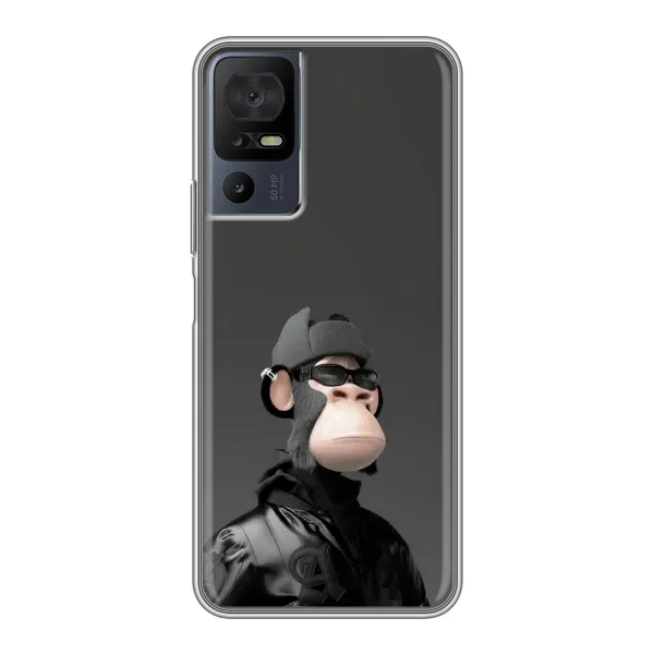 Чохол з принтом «стильна мавпа NFT» для TCL 40 SE Чохол з принтом «стильна мавпа NFT» для TCL 40 SE