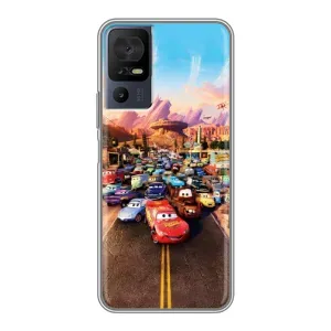 Силіконовий чохол Маквін для TCL 40 SE (Тачки на трасі)