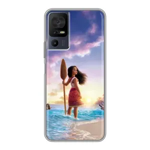 Чохол з мультфільмом Ваяна TCL 40 SE (Моана з веслом)