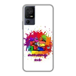 Чохли Амонг Ас для TCL 40 SE (AlphaPrint) (Яскравий АмонгАс)