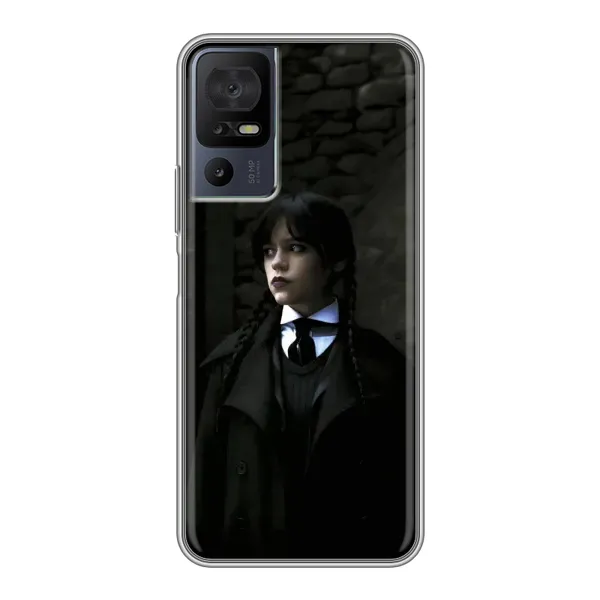 Чохол з принтом «Темний стиль Венздей» для TCL 50 5G