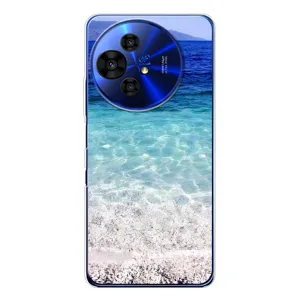Силиконовый чехол с КАРТИНКАМИ лето для TCL 50 NxtPaper (AlphaPrint) (Море)