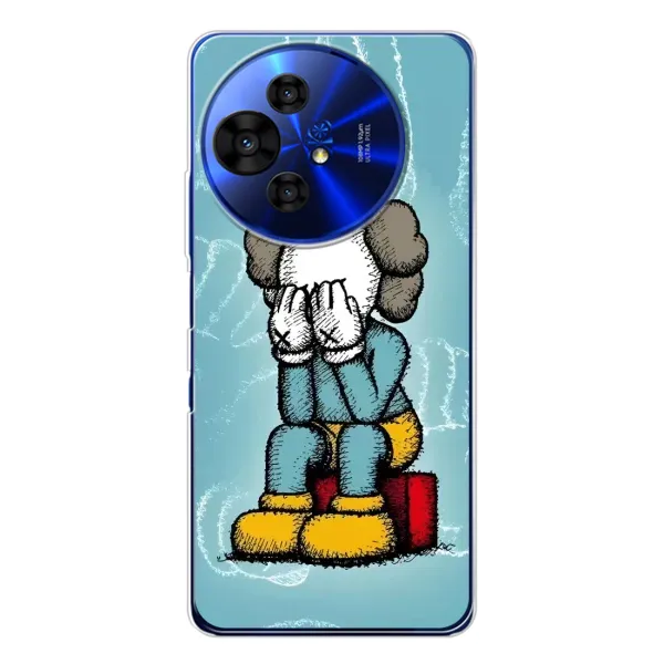 Чохол з принтом «Плач Bearbrick» для TCL 50 NxtPaper