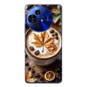 Чохол з унікальним дизайном 'Осінь з кавою' для TCL 50 NxtPaper (Пряна кава)