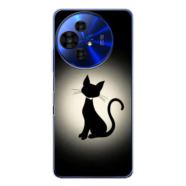 Чохол з принтом «Силует котика» для TCL 50 NxtPaper Чохол з принтом «Силует котика» для TCL 50 NxtPaper