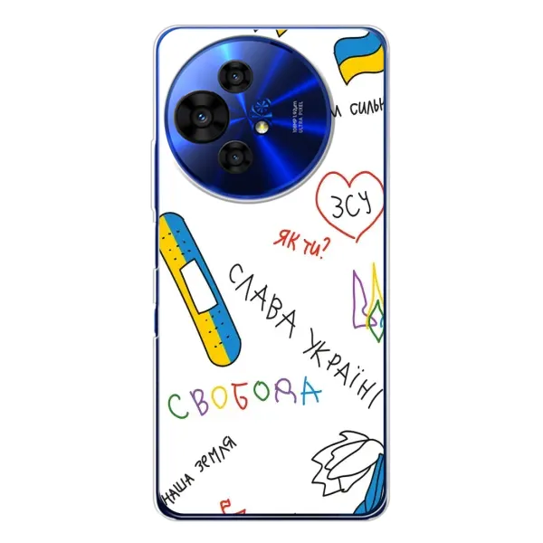 Чехол с принтом «Стикер» для TCL 50 NxtPaper Чехол с принтом «Стикер» для TCL 50 NxtPaper