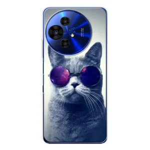 Чохол з принтом для TCL 50 NxtPaper (AlphaPrint) Модні коти (Стильний кіт)