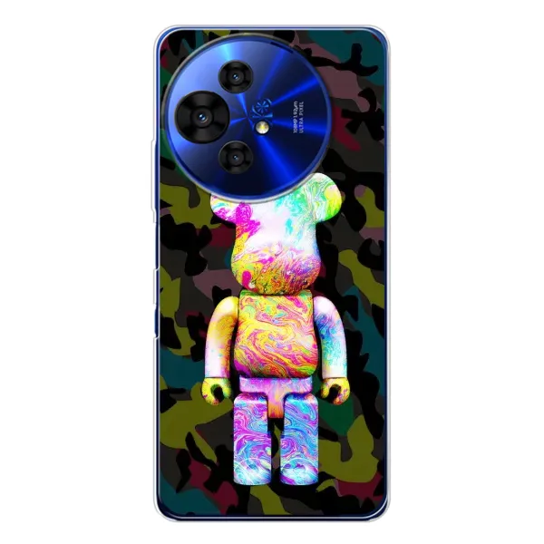 Чохол з принтом «Яскравий Bearbrick» для TCL 50 NxtPaper