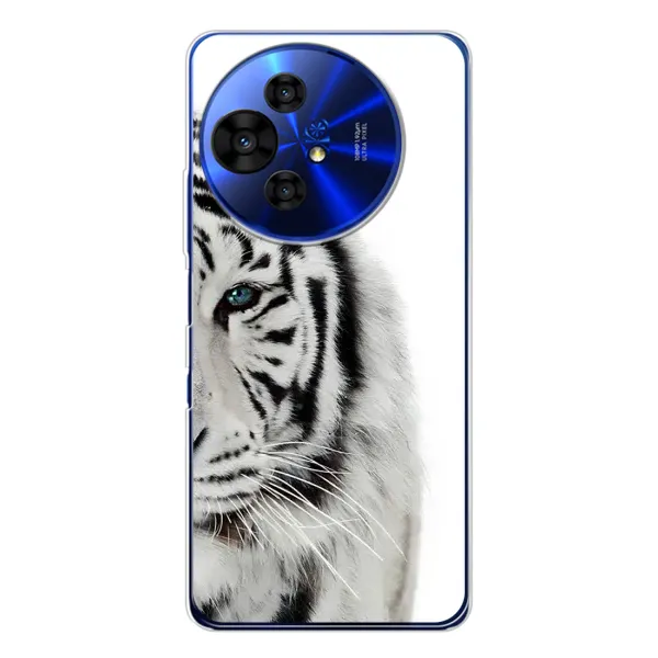 Чехол с принтом «Белый Тигр» для TCL 50 Pro NxtPaper