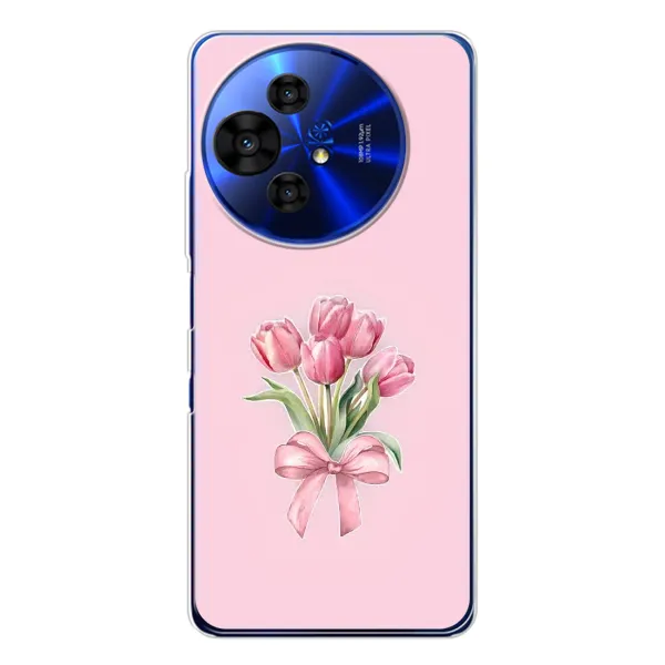 Чехол с принтом «Букет цветов» для TCL 50 Pro NxtPaper