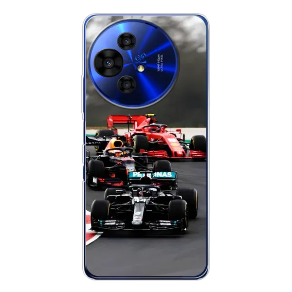 Чехол с принтом «Гонка Формула 1» для TCL 50 Pro NxtPaper