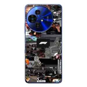 Чехол Формула1 на TCL 50 Pro NxtPaper (Гоночный коллаж Ф1)