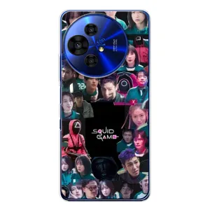 Чехол Гра в кальмара для TCL 50 Pro NxtPaper (Коллаж Игра кальмара)