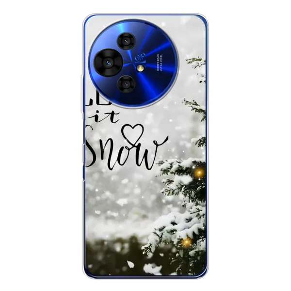 Чехол с принтом «Let it snow» для TCL 50 Pro NxtPaper