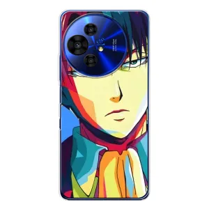 Чехлы Персонажи Аниме Наруто для TCL 50 Pro NxtPaper (AlphaPrint) (Леви Аккерман)