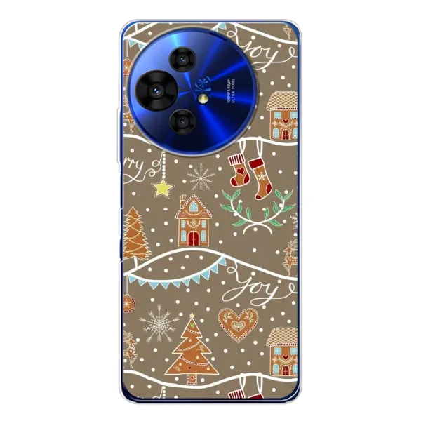 Чехол с принтом «Новогодние пряники» для TCL 50 Pro NxtPaper