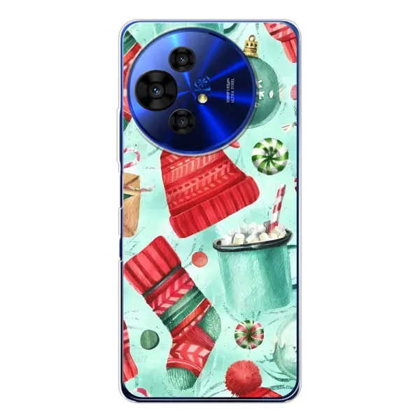 Чехол с принтом «Одежда НГ» для TCL 50 Pro NxtPaper
