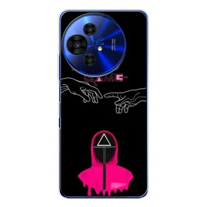 Чехол Гра в кальмара для TCL 50 Pro NxtPaper (Минимализм Игра кальмара)