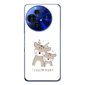 Чехлы для мамы на TCL 50 Pro NxtPaper (Оленята мама и малыш)