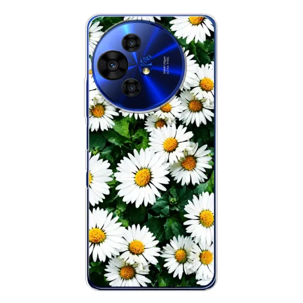 Чехол с принтом «Ромашки» для TCL 50 Pro NxtPaper