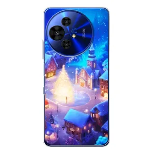 Рождественские Чехлы для TCL 50 Pro NxtPaper (VPrint) (Рождественский город)