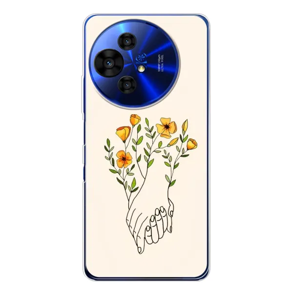 Чохол з принтом «Руки любві» для TCL 50 Pro NxtPaper