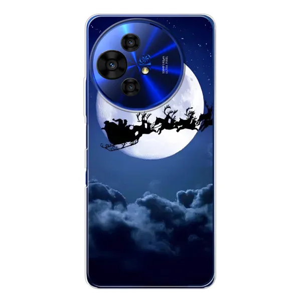 Чехол с принтом «Санта - луна» для TCL 50 Pro NxtPaper