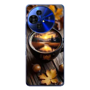 Чехол с принтом «Темный кофе» для TCL 50 Pro NxtPaper