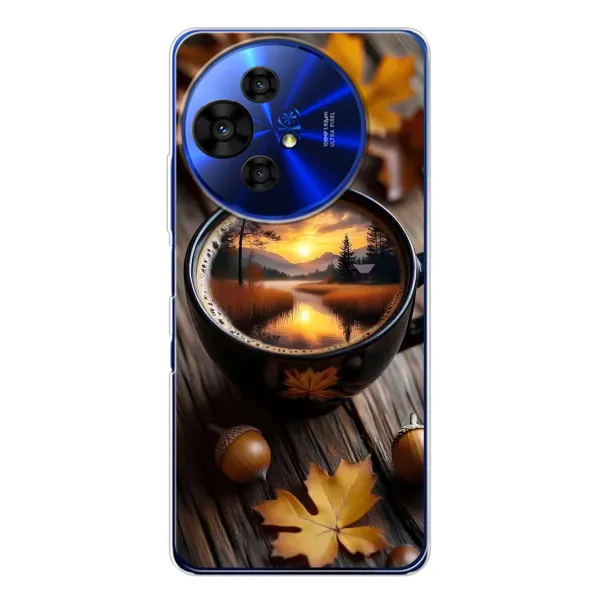 Чехол с принтом «Темный кофе» для TCL 50 Pro NxtPaper